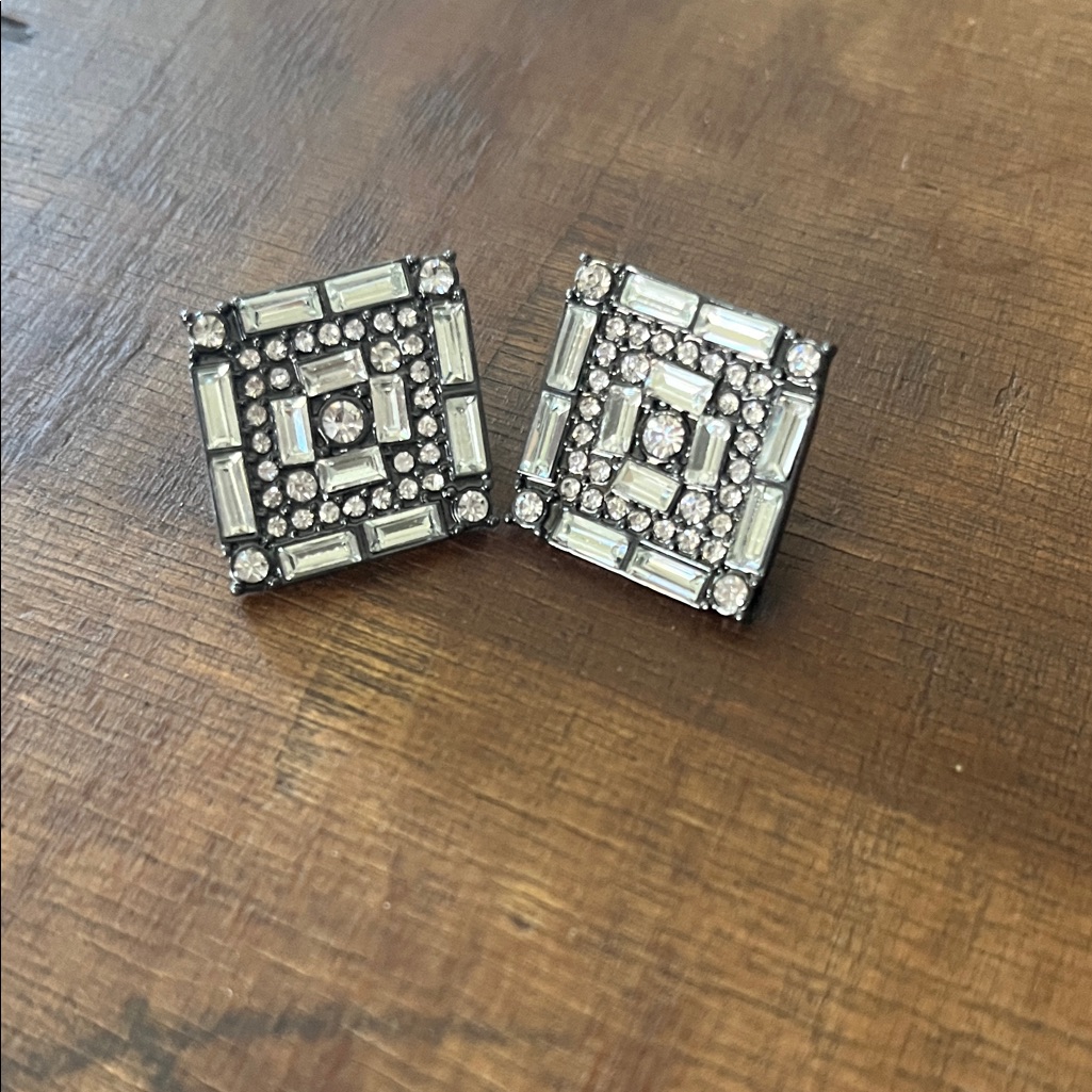 Stanley Silver Geometric Earrings